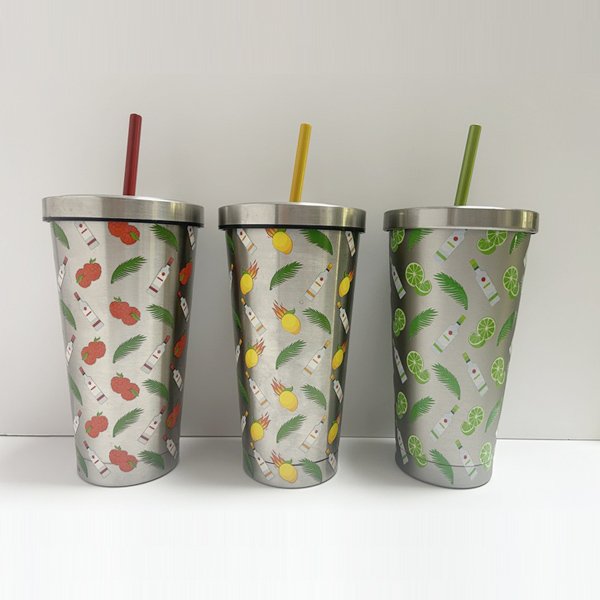 16OZ SS straw mug